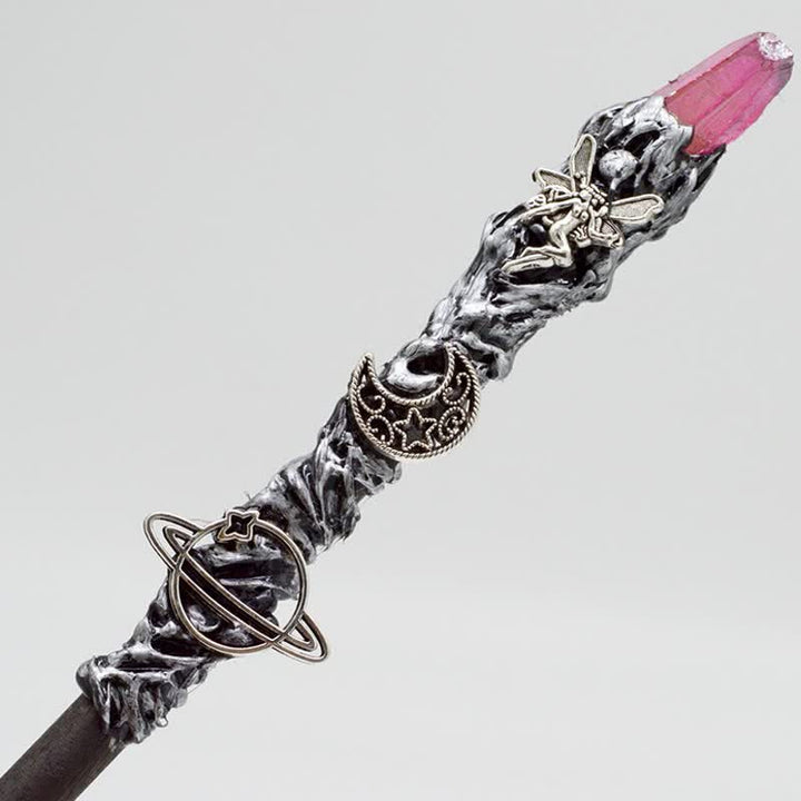 Olivenorma Moon Sun Star Fairy Crystal Wands - Pink Crystal#2 - image 28