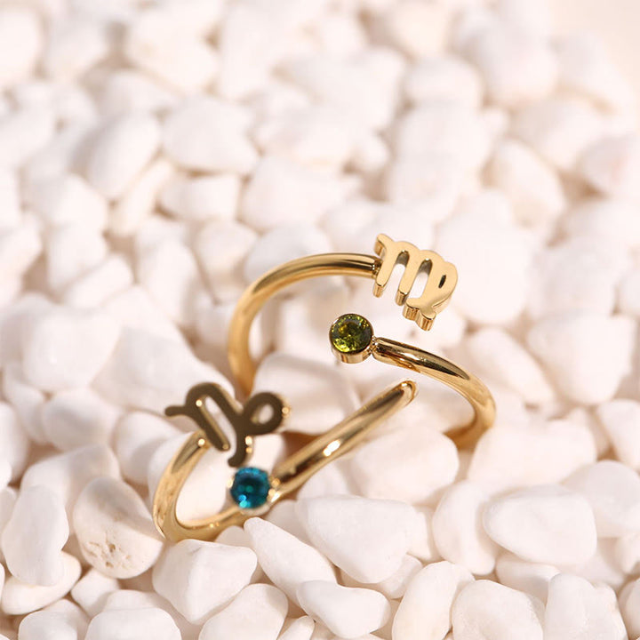 Olivenorma Zodiac Birthstone Gift Card Ring - image 36