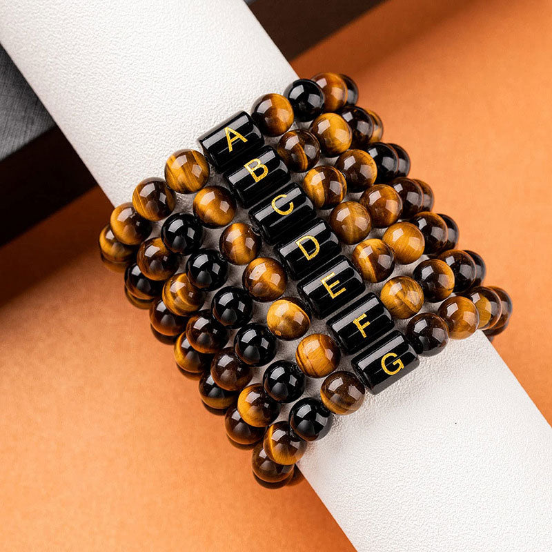 Tiger Eye Letter Protection Bracelet - image 2