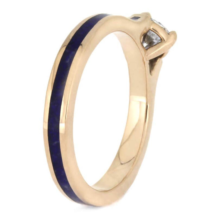 Celtic Knot Lapis Lazuli Bridal Ring Set - image 7