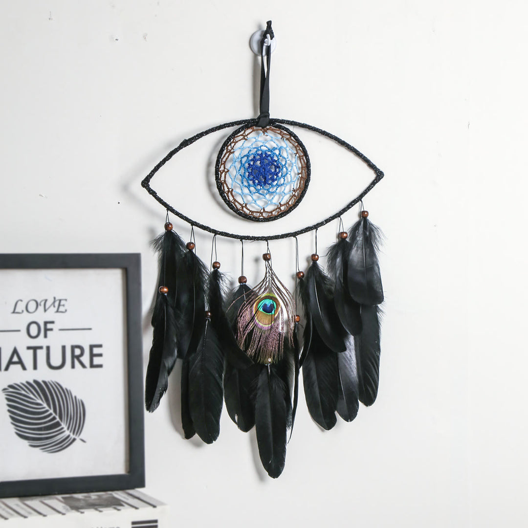 Olivenorma Wall Hanging Wall Decor Evil Eye Dream Catcher - Evil Eye - image 0