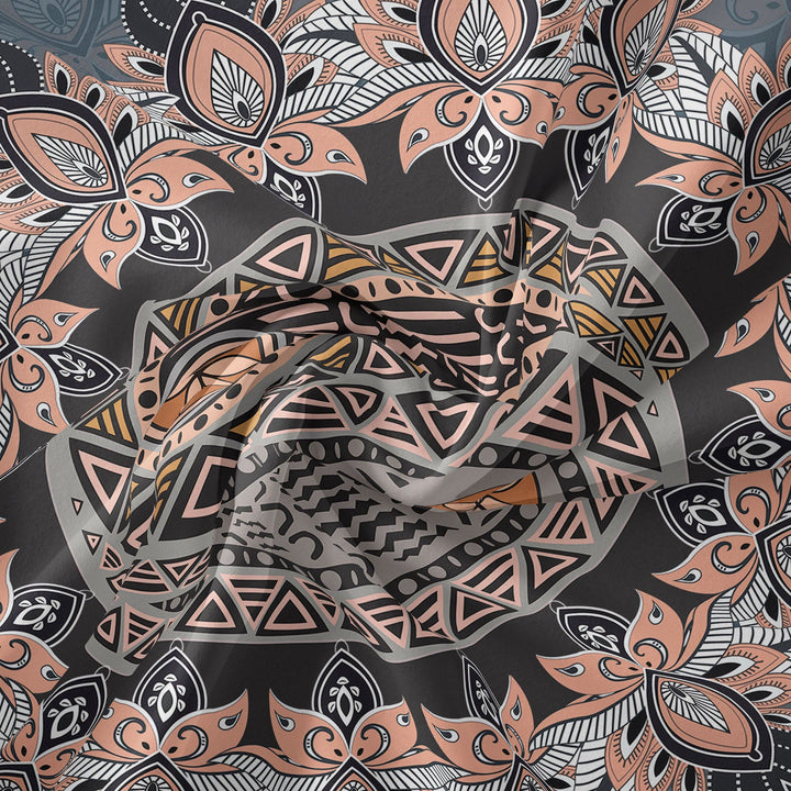 Olivenorma Bohemian Floral Qiankun Circle Pattern Tapestry - image 4