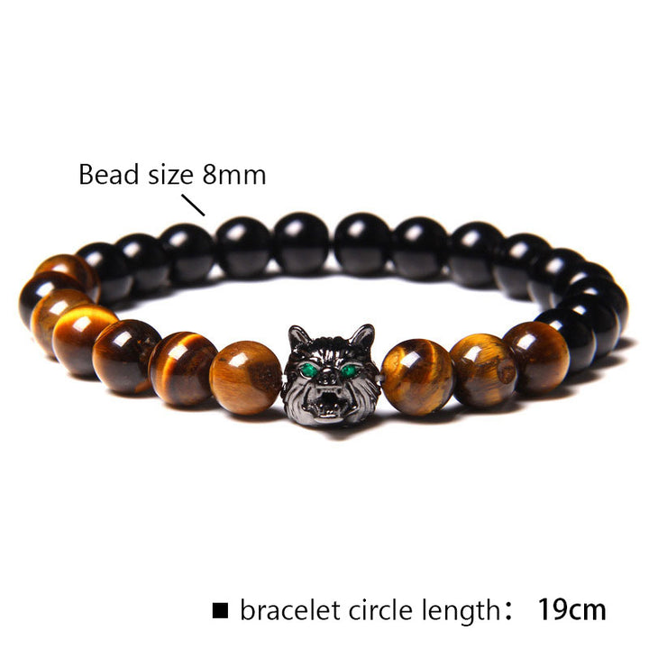 Olivenorma Tiger Eye Wolf Bracelet - image 1