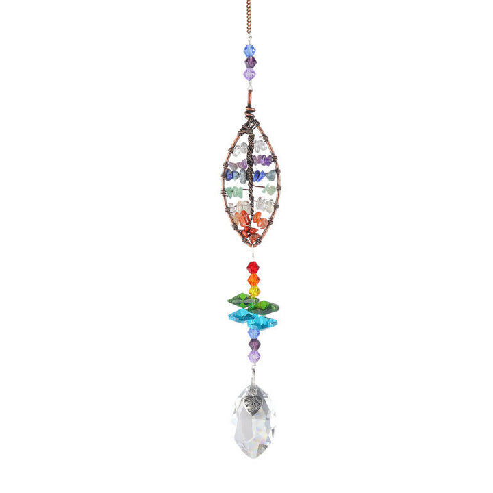 Olivenorma Chakra Reiki Tree Of Life Suncatcher - image 5