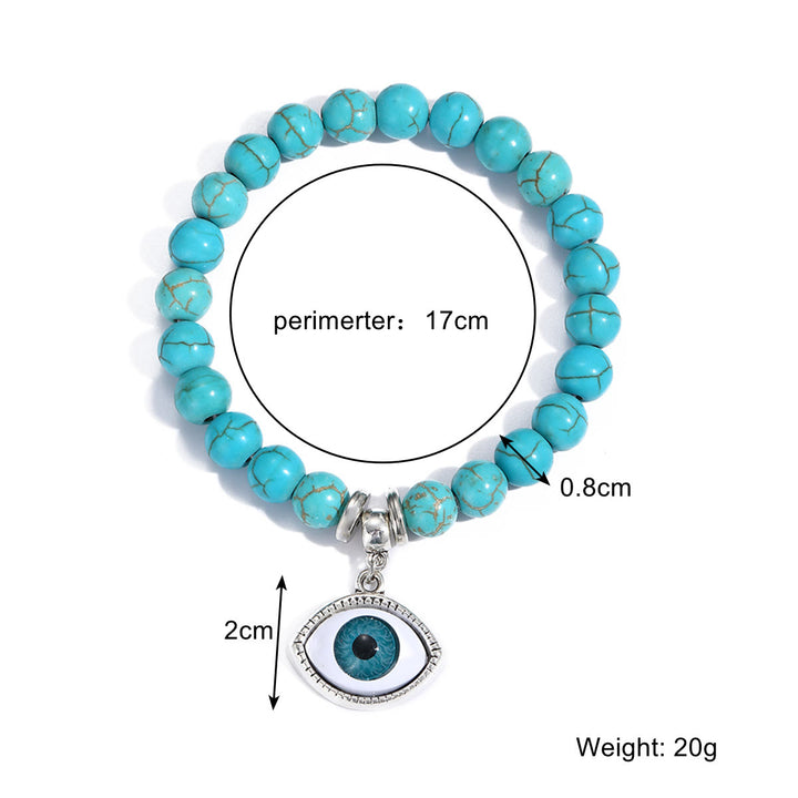 Olivenorma "Eternal Protection" Evil Eye Turquoise Bracelet - Evil Eye - image 9