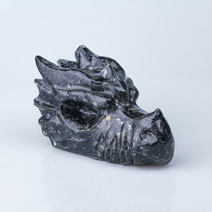 Olivenorma Crystal Epoxy Faucet 1kg Ornament Gemstone Decoration - Obsidian - image 3