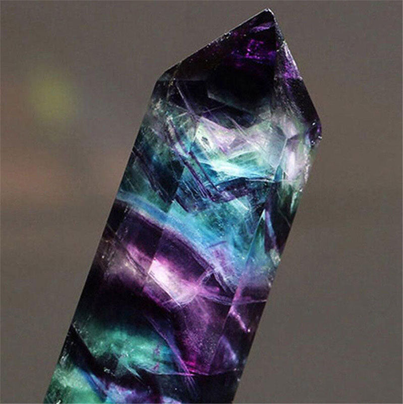 Fluorite Natural Crustal Reki Crystal Wands - image 10