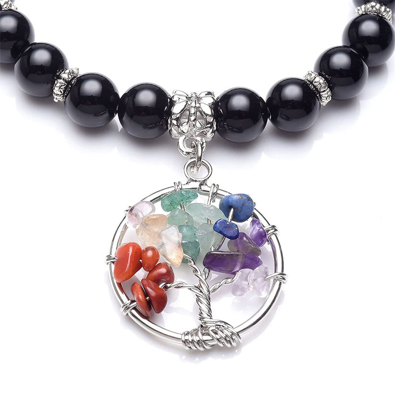 Chakra Tree Of Life Amethyst Bracelet - image 28
