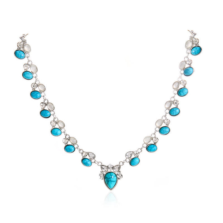 Olivenorma Fashionable Bohemia Turquoise Necklace - image 3