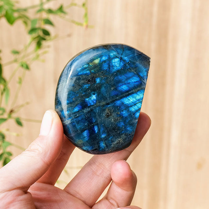 Olivenorma Natural Labradorite Rough Stone Gemstone Decoration - 100-150g - image 1