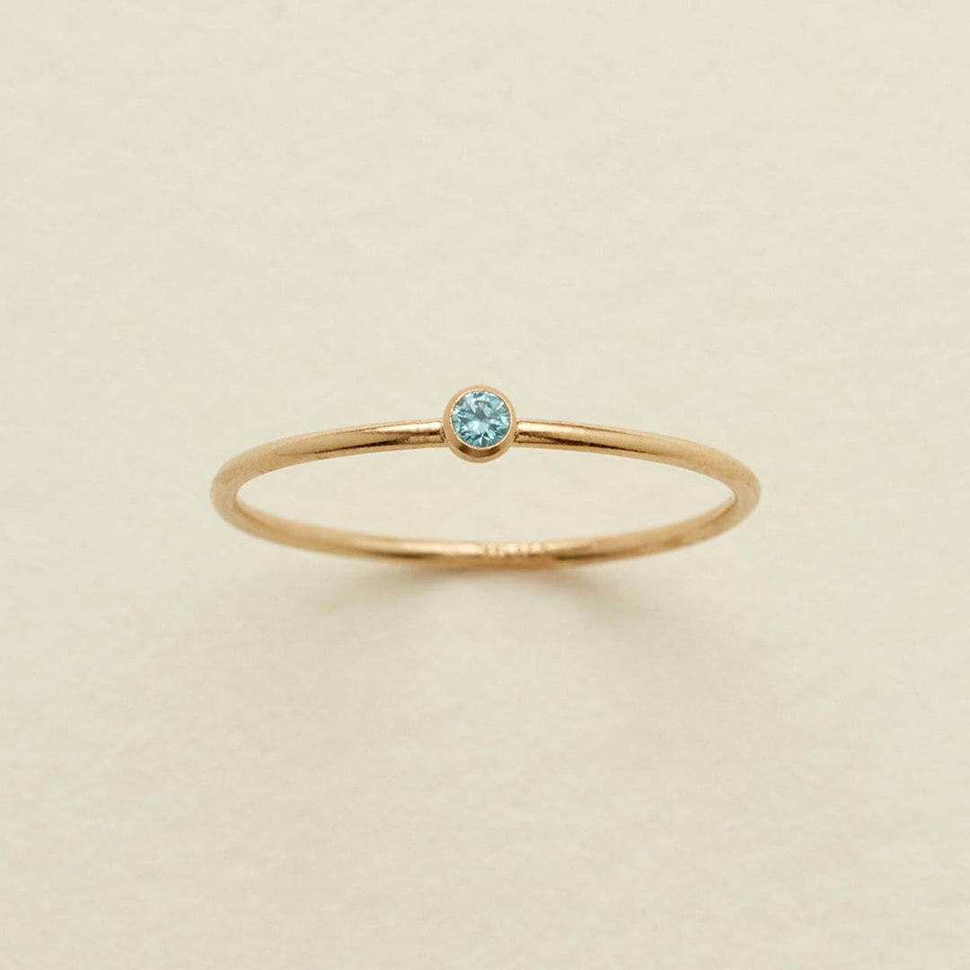 Olivenorma Birthstone 12 Month Birth Slim Ring - image 20