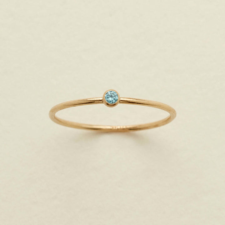 Olivenorma Birthstone 12 Month Birth Slim Ring - image 20