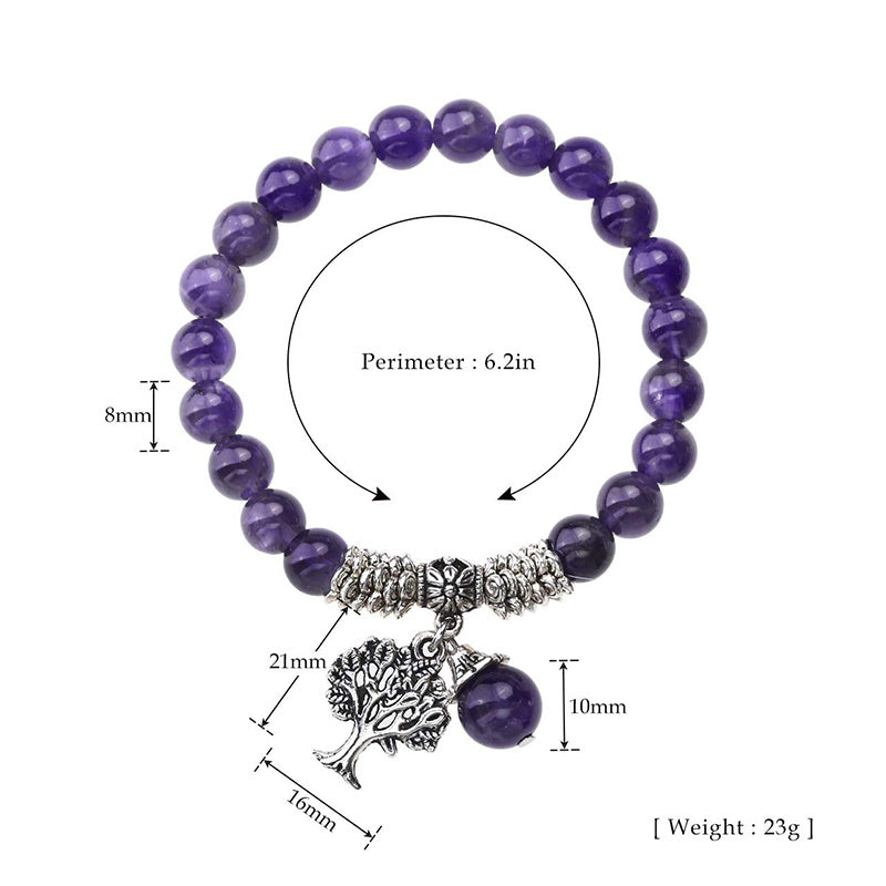 Natural Crystal Tree Of Life Bracelet - image 7
