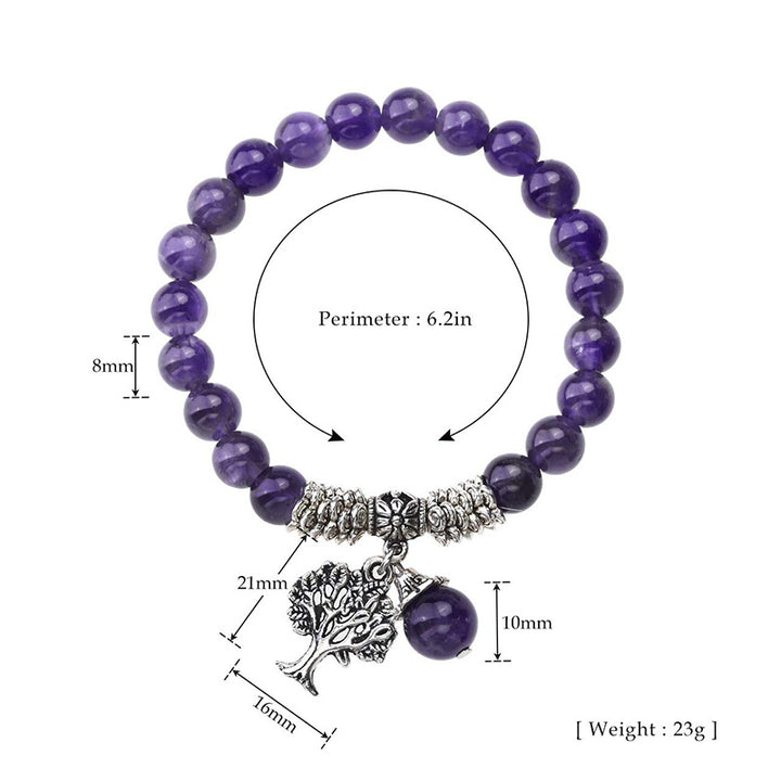 Natural Crystal Tree Of Life Bracelet - image 7
