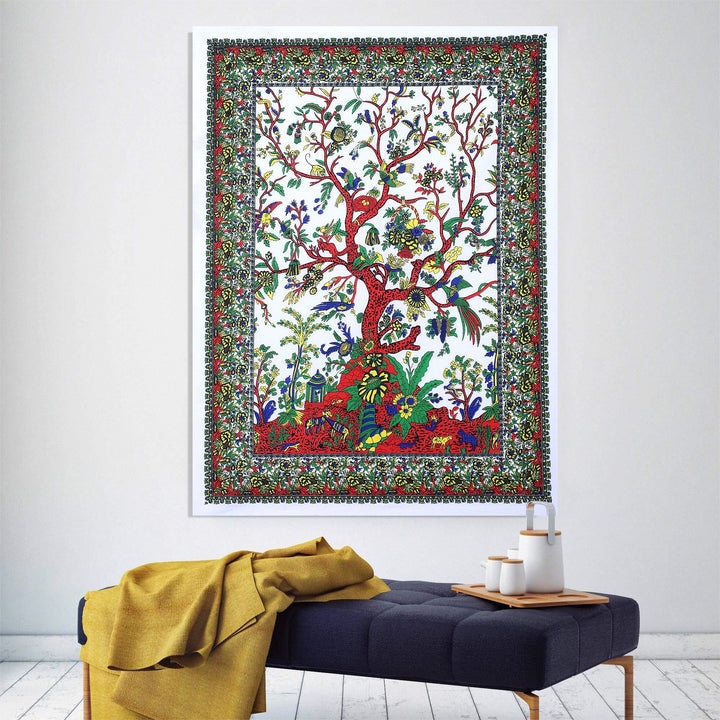 Olivenorma Green Tree Of Life Wall Hanging Psychedelic Tapestry - image 17