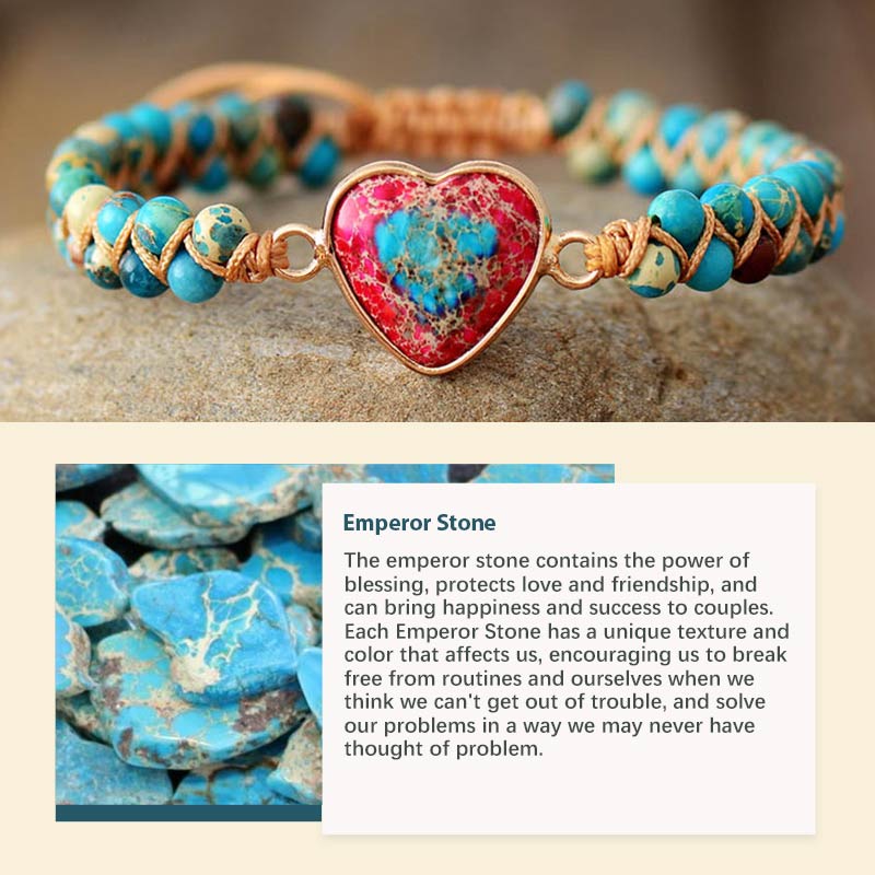 Emperor Stone Heart Healing Bracelet - image 8