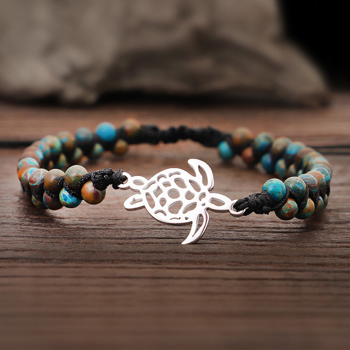 Natural Stone Turtle Bracelet - image 18