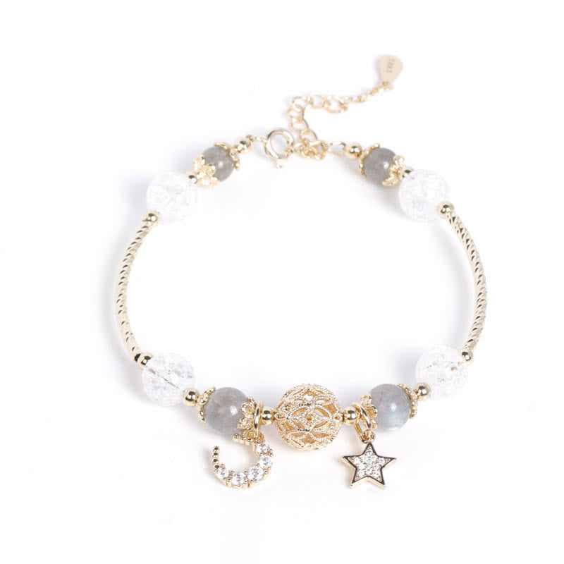 Olivenorma Labradorite Moon Star Crystal Bracelet - image 4