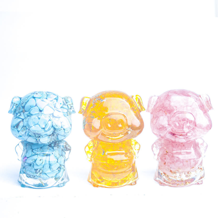 Olivenorma Piggy Lucky Gemstone Decoration - image 14