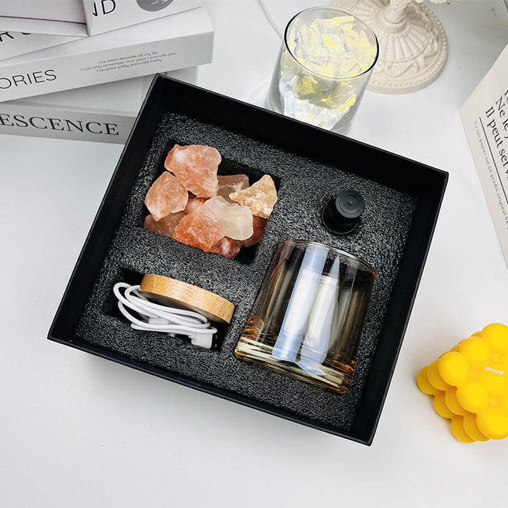 Olivenorma Flameless Diffuser Gift Box Crystal Aromatherapy Lamp - Carnelian - Ocean - image 6