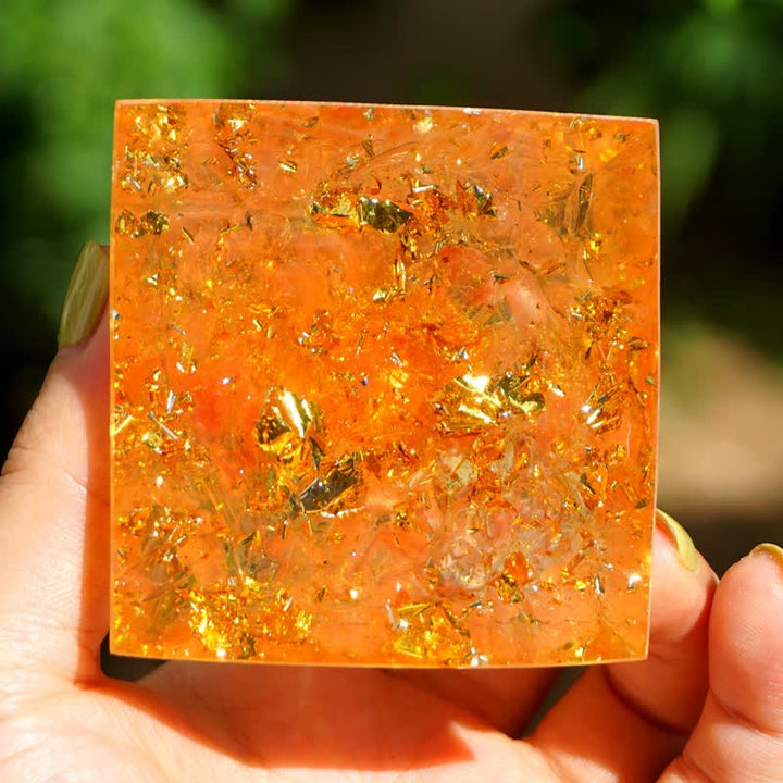 Olivenorma Rose Quartz Sphere Sun Stone Lotus Orgone Pyramid - image 5