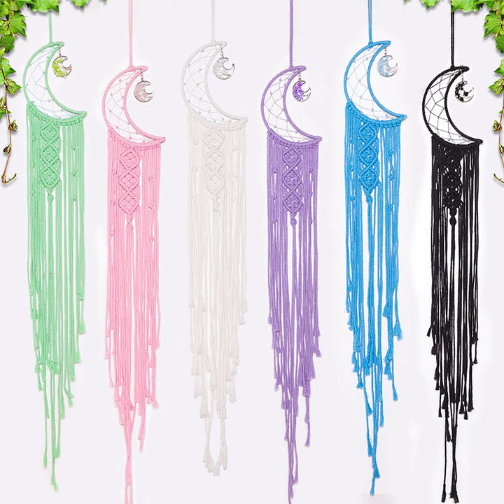 Olivenorma Crystal Tree of Life Braided Cotton Rope Dream Catcher - image 0