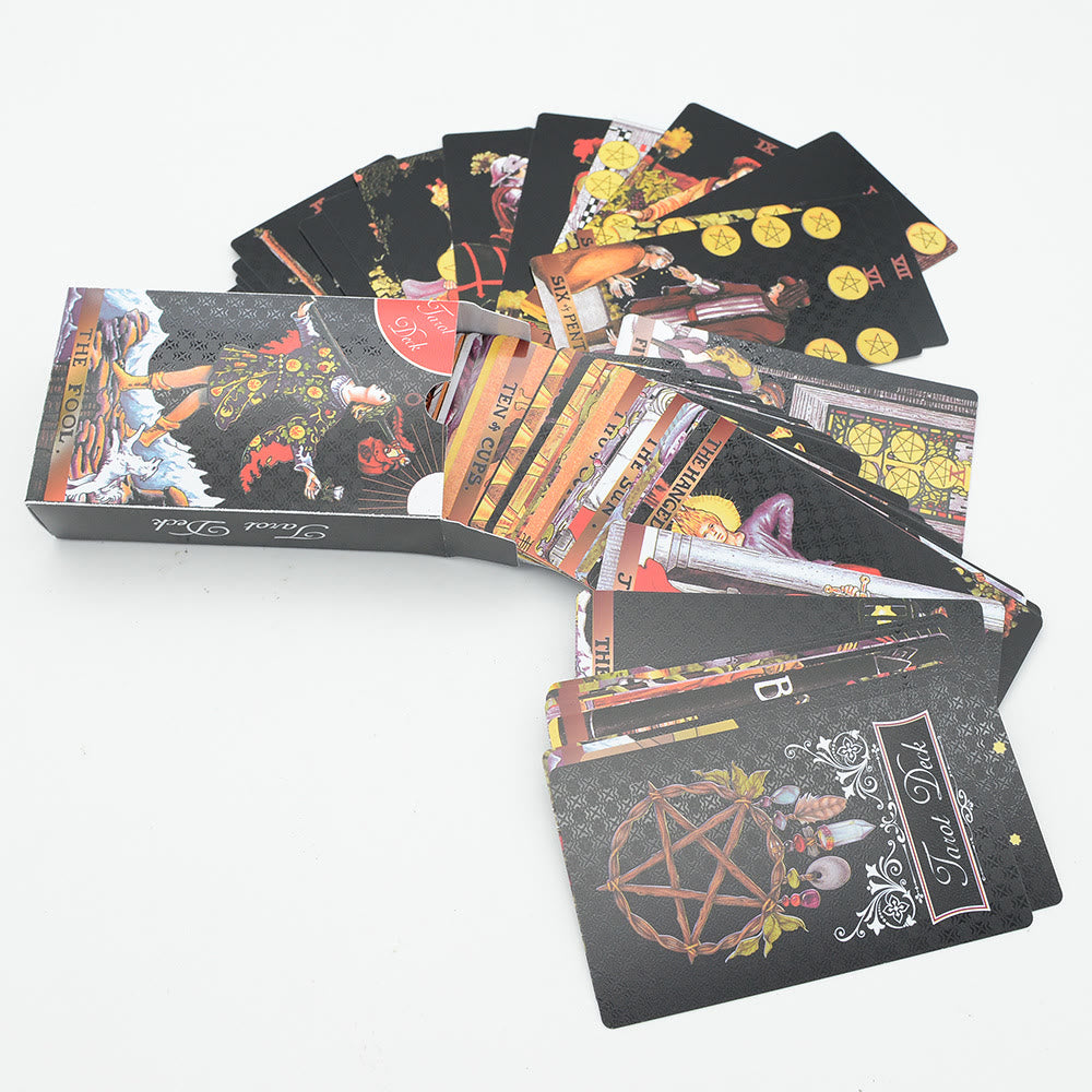 Olivenorma Black Triangle Evil Eye Tarot Deck Cards - image 5
