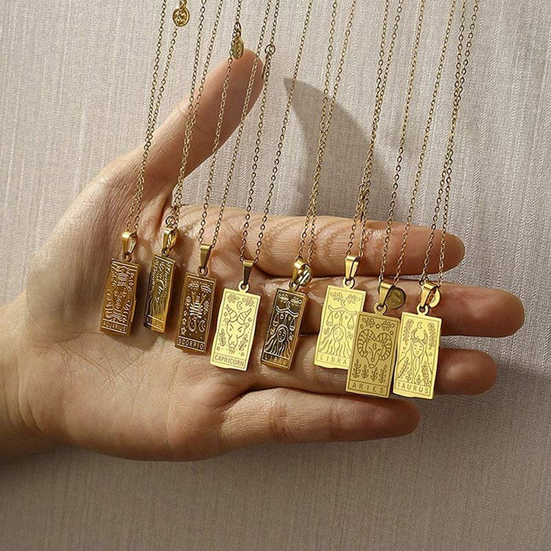 Olivenorma Gold Filled Chain Zodiac Necklace - image 14