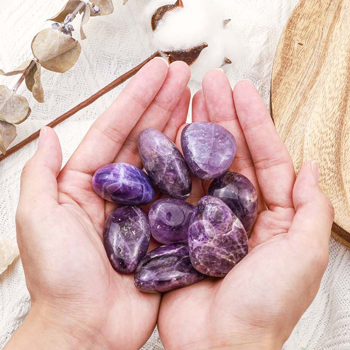 Olivenorma Amethyst Natural Tumbled Stone Set - image 1