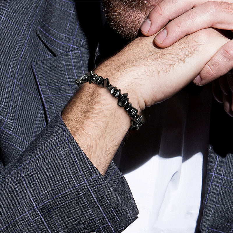 Olivenorma Colorful Natural Irregular Gravel Bracelet - image 11