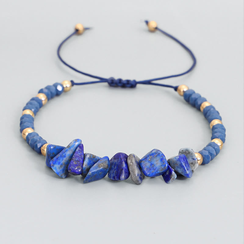 Olivenorma Bohemian Crystal Gravel String Bracelet - image 34