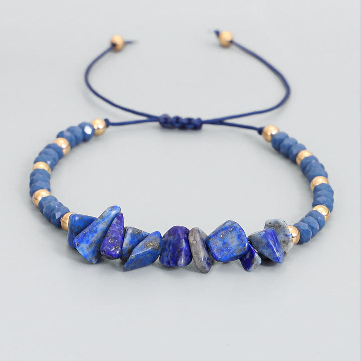 Olivenorma Bohemian Crystal Gravel String Bracelet - image 32