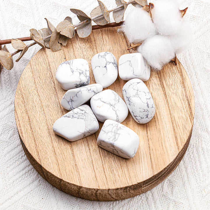 Olivenorma White Turquoise Natural Tumbled Stone Set - 2-3cm 100g - image 0