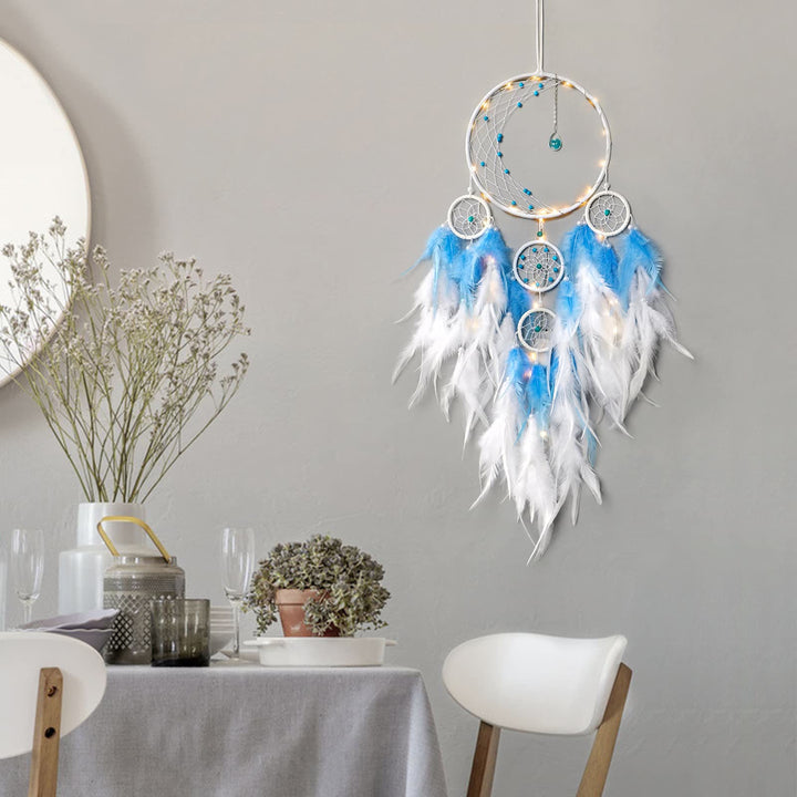 Olivenorma Half Circle Moon Decor With Lights Dream Catcher - image 9