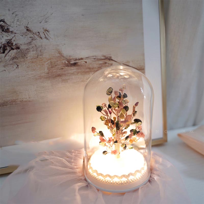 Olivenorma Christmas Tree Crystal Stone Night Light Decoration - image 23