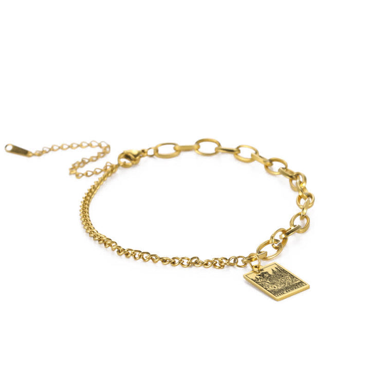 Grand Arcana Cards Tarot Bracelet - Gold - The Empress - image 3