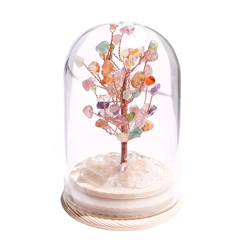 Olivenorma Christmas Tree Crystal Stone Night Light Decoration - image 18