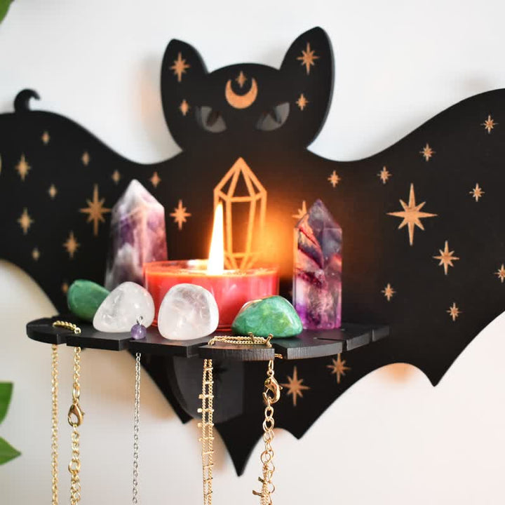 Olivenorma Celestial Bat Altar Crystal Shelf - image 3