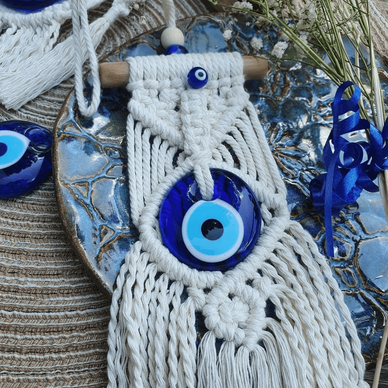 Olivenorma Evil Eye Wall Hanging Handmade Decoration Ornament - image 8