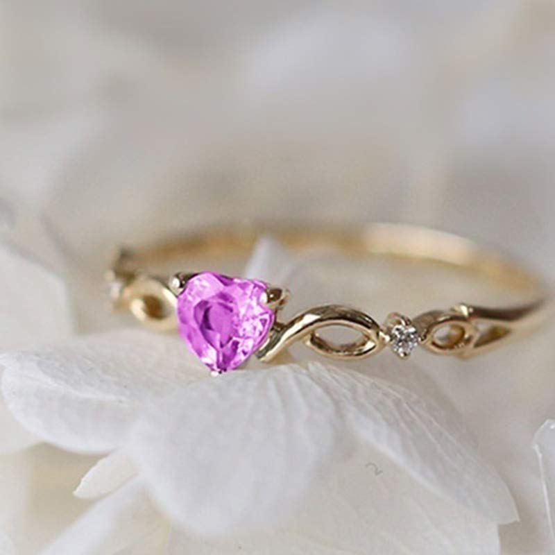Olivenorma The Eternal Heart - Birthstone Ring - image 13