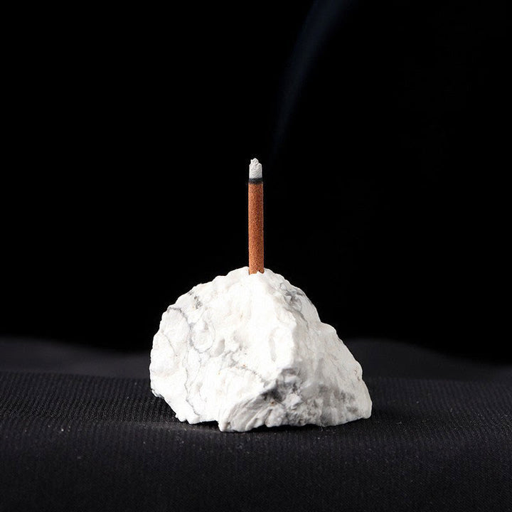 Olivenorma Crystal Raw Stone Incense Stick Holder Gemstone Decoration - image 3