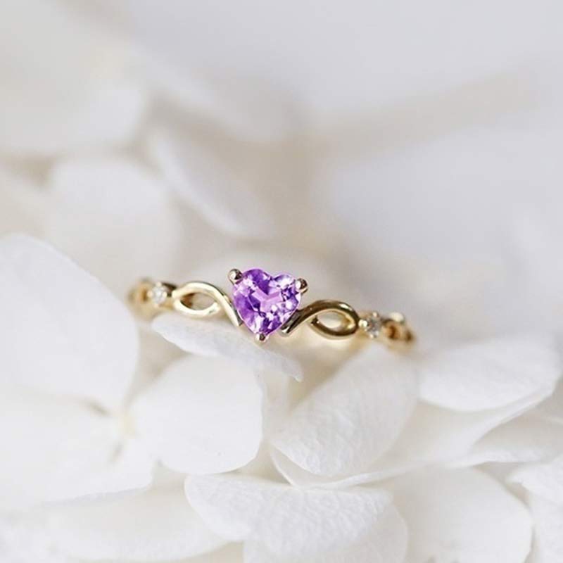Olivenorma The Eternal Heart - Birthstone Ring - image 9