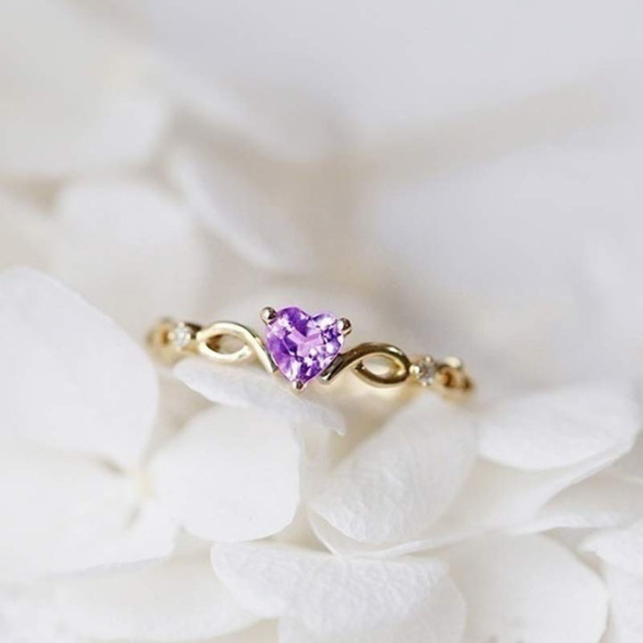 Olivenorma The Eternal Heart - Birthstone Ring - image 9