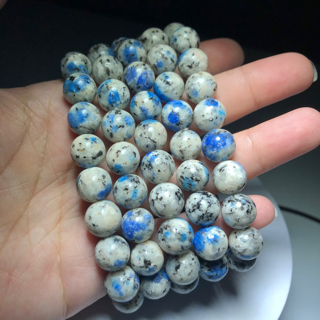 Olivenorma Natural Azurite 11mm Beads Energy Stone Bracelet - image 8