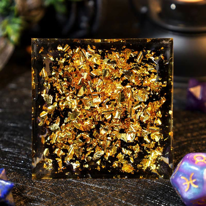 Olivenorma Amethyst Ball Obsidian Gravel Zodiac Pisces Orgone Pyramid - image 3