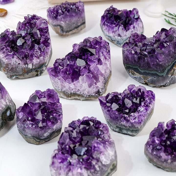 Olivenorma Amethyst Crystal Cluster Natural Stone - image 5