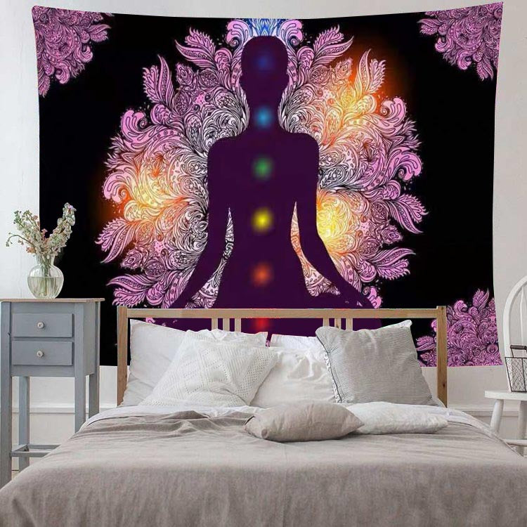 Seven Chakra Meditation Yoga Tapestry - image 2