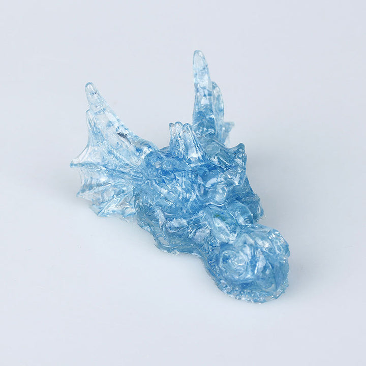 Olivenorma Natural Crystal Dragon Gemstone Decoration  - Aquamarine - image 10