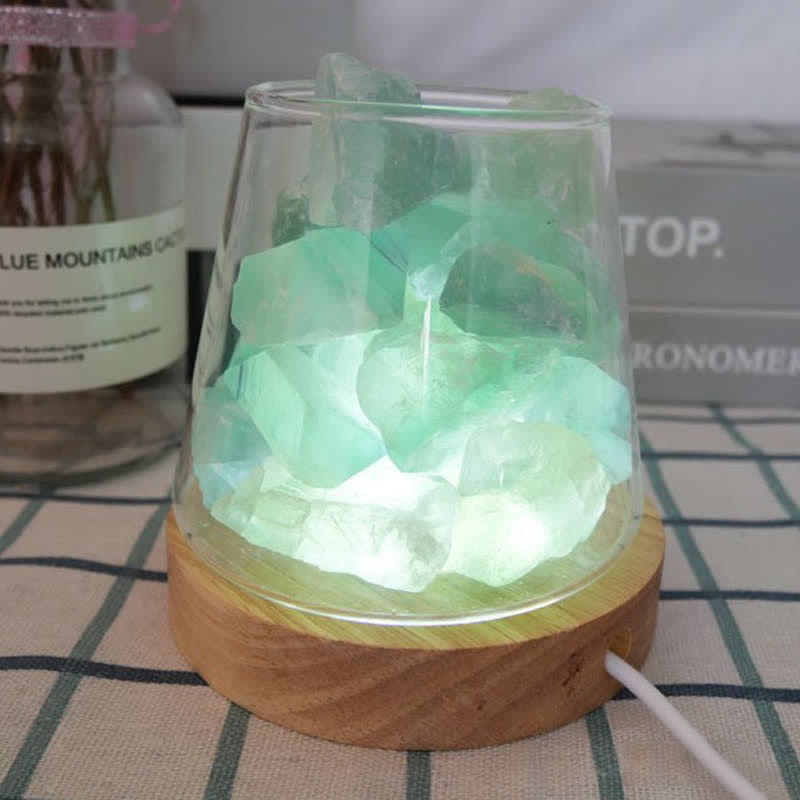 Olivenorma Goblet of Fire Shape Crystal Or Himalayan Pink Salt Lamp - image 10