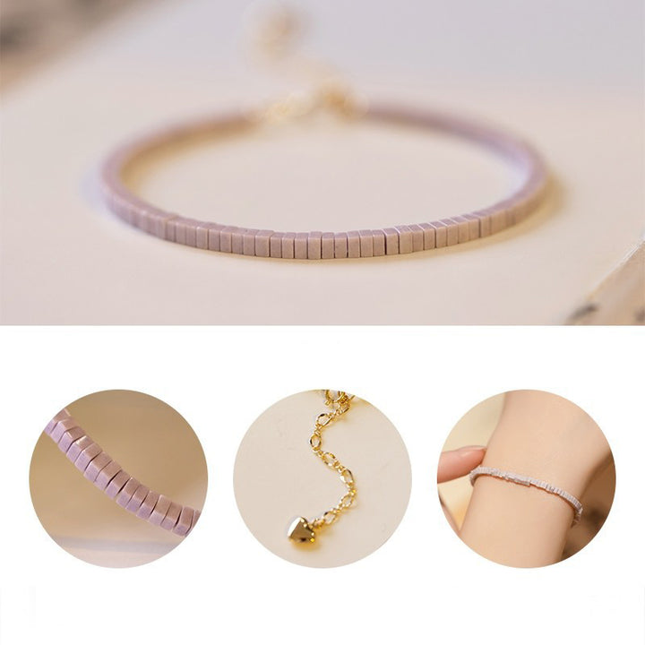 Lover Stone - Lepidolite Healing Gemstone Bracelet - image 3